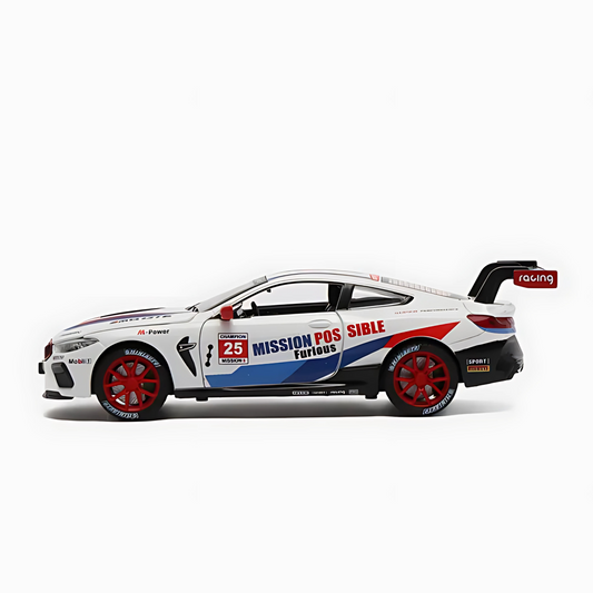 1:32 BMW M8 GT3 Model Metal Diecast Scale Model Car