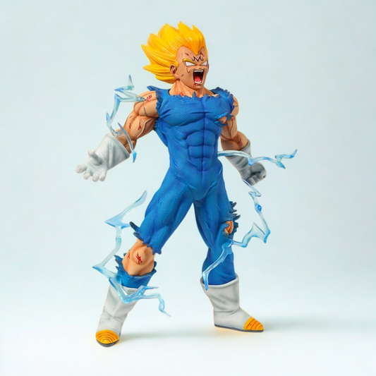 Majin Vegeta Dragon Ball Z Blue Action Figure - The Power of a True Saiyan Warrior