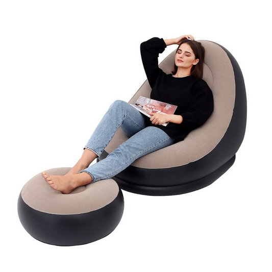 Portable Inflatable Sofa Lounge Chair with Air Pump